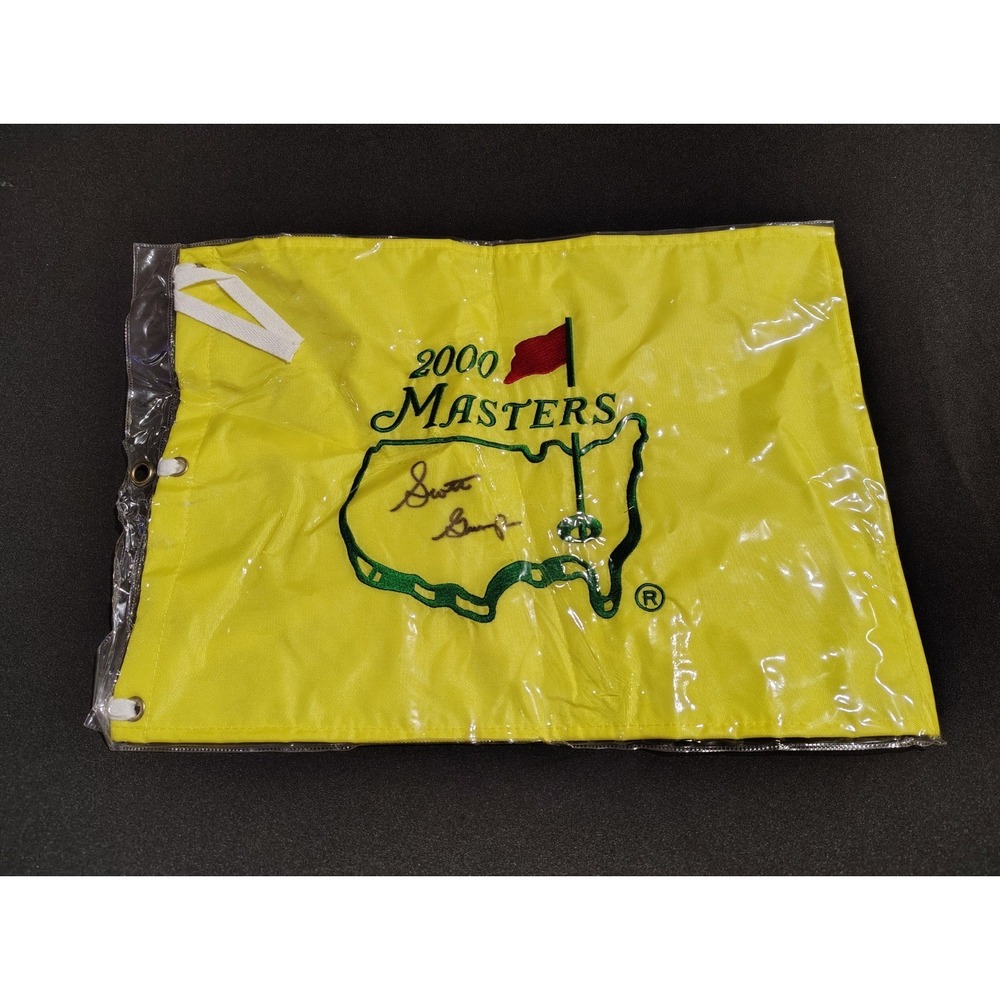 2000‎ MASTERS flag. Mint. Vijay Singh Won  100% REAL Original Plastic MINT